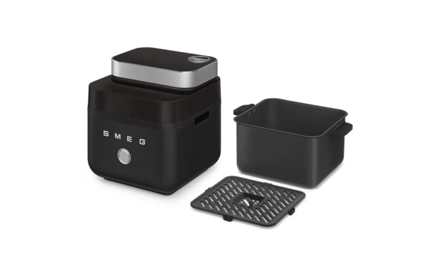 SMEG AFC01BLMAU – Фритюрник с горещ въздух Collezione, 7.3 л, Crispy & Juicy+Crispy